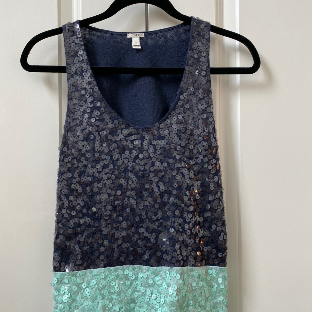 Jcrew Sequin Tank Top